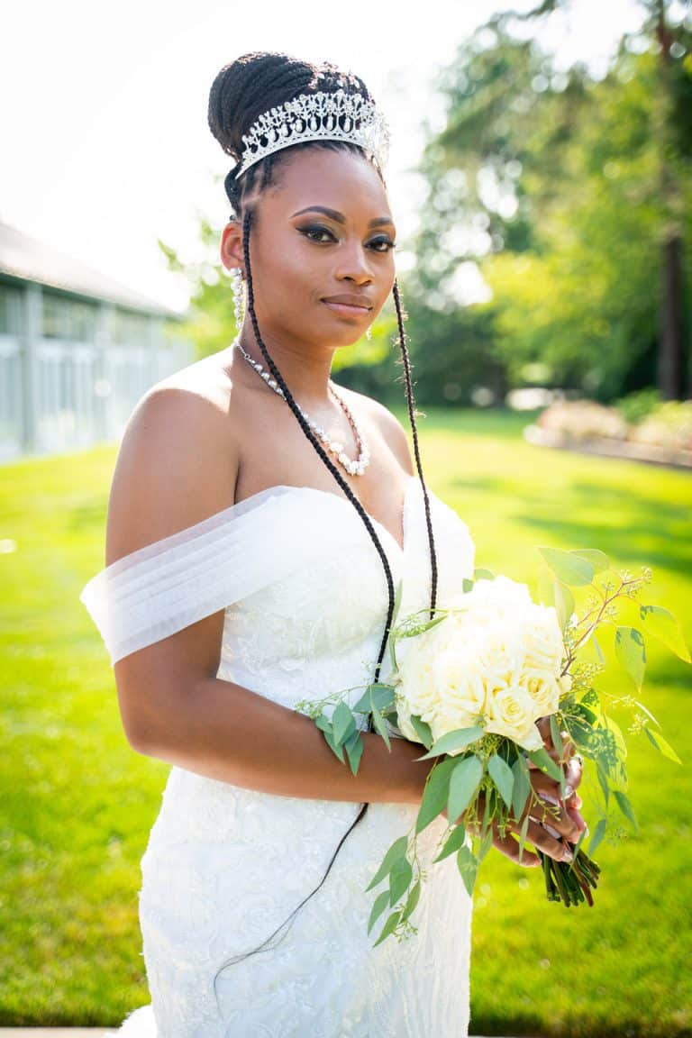 Bride portrait from an Indianapolis wedding by Ken Floyd Media