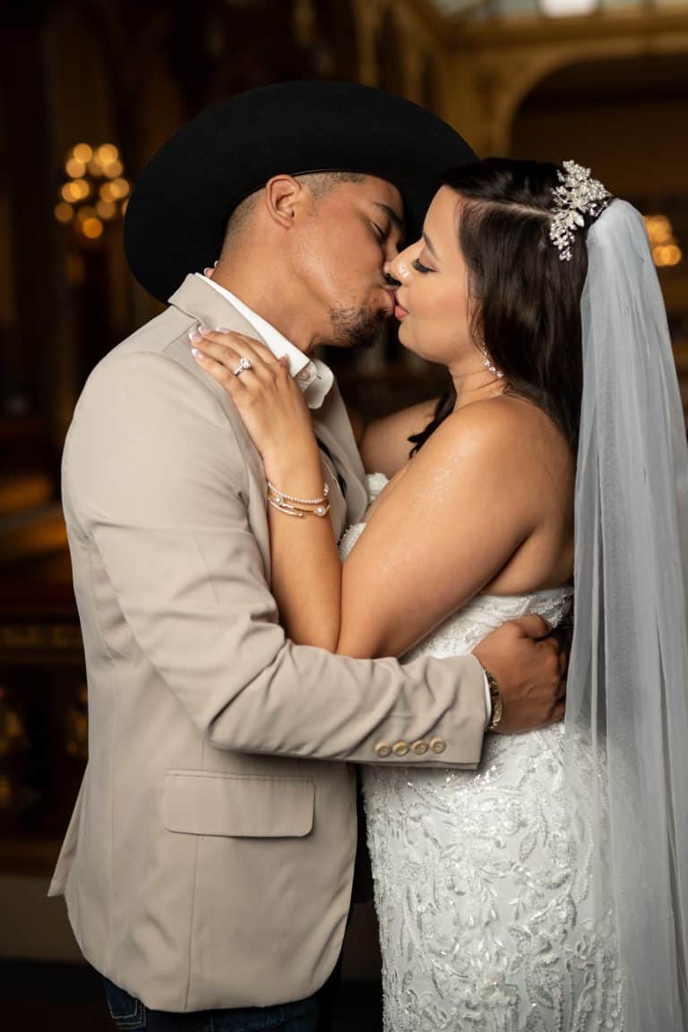 Wedding portrait photographed in central Indiana by Ken Floyd Media